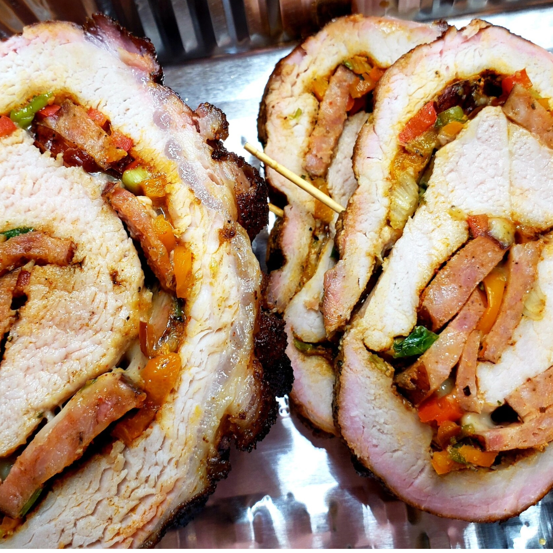 Stuffed Pork Loin (Big D's Q)