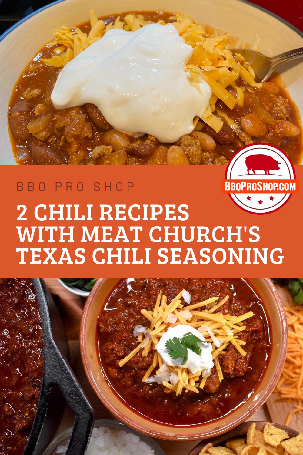 2 Chili Recipes with NEW Meat Church Texas Chili Seasoning - BBQ