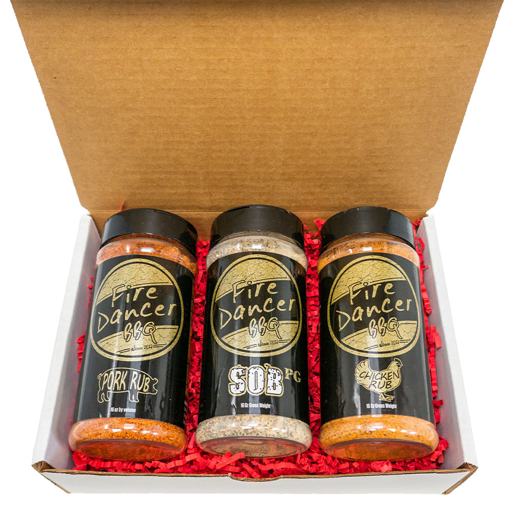 Fire Dancer BBQ Ultimate Starter Set - BBQ Gift Box - Malcom Reed