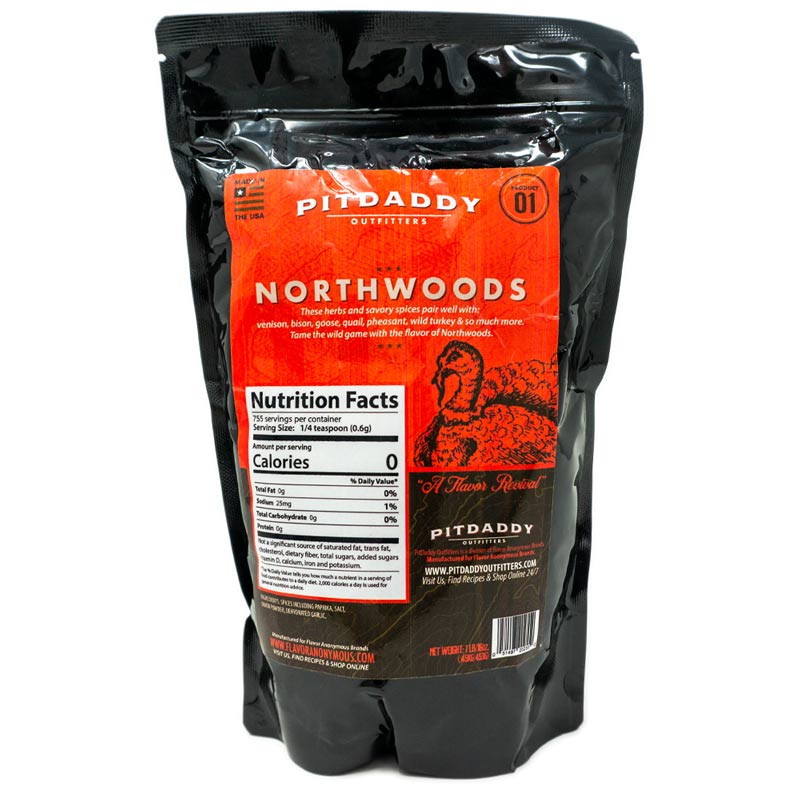 PITDADDY OUTFITTERS NORTHWOODS WILD GAME SEASONING