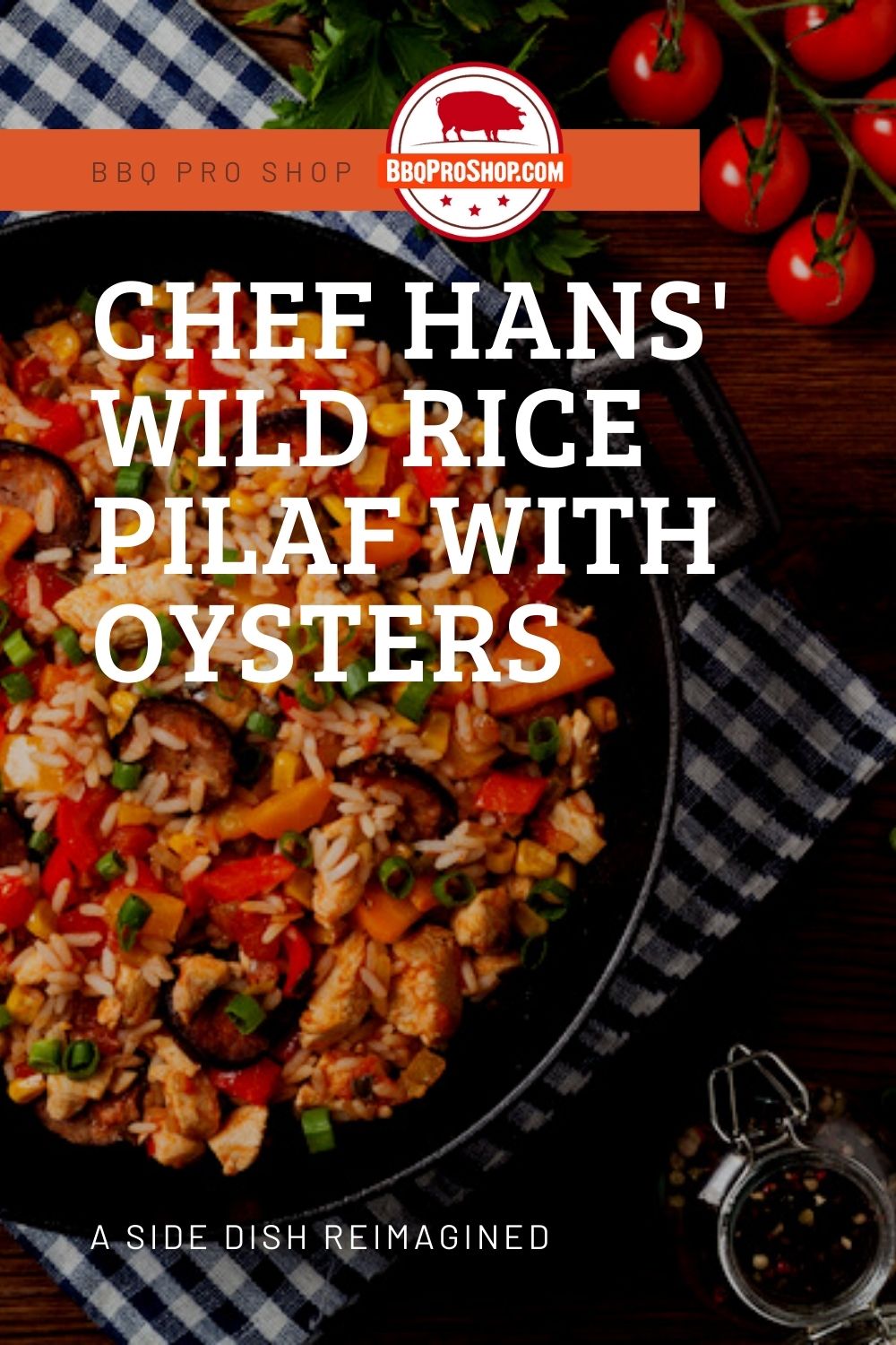 Chef Hans' Wild Rice Pilaf with Oysters and Shrimp