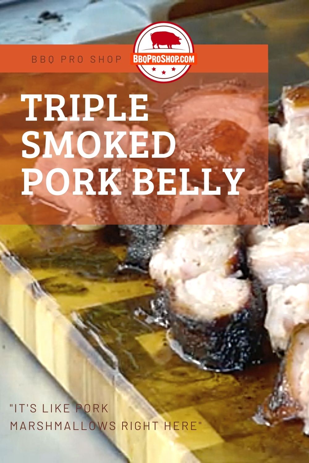 Triple Smoked Pork Belly with Texas Pepper Jelly's Rib Candy Pineapple Habanero Glaze